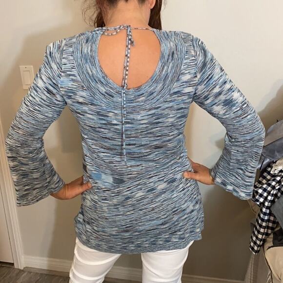 Nine West Tunic Blue sweater M - Picture 3 of 14